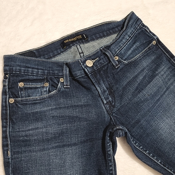 Levi's low rise skinny jean Dark blue wash Size 3M - Picture 2 of 6